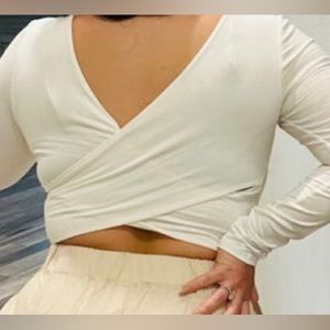 White Wasabi + Mint Long Sleeve Bodysuit